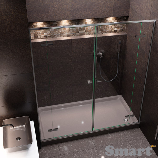 Δίφυλλη ανοιγόμενη με δύο σταθερά