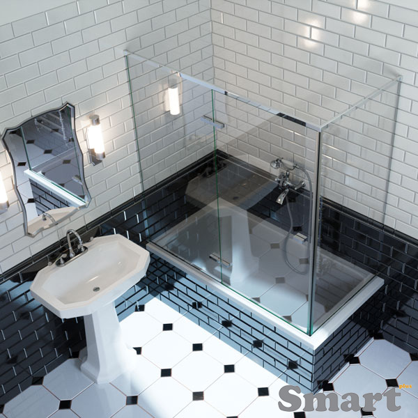 Μονόφυλλη ανοιγόμενη γωνιακή με δύο σταθερά (2)